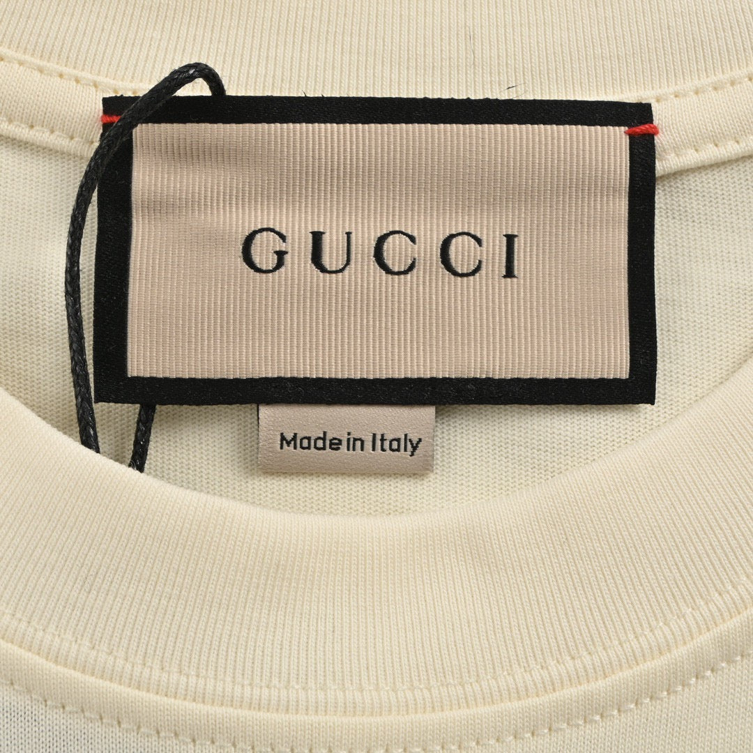 Gucci Cream T-Shirt with Bear Graphic - Phantom Kicks