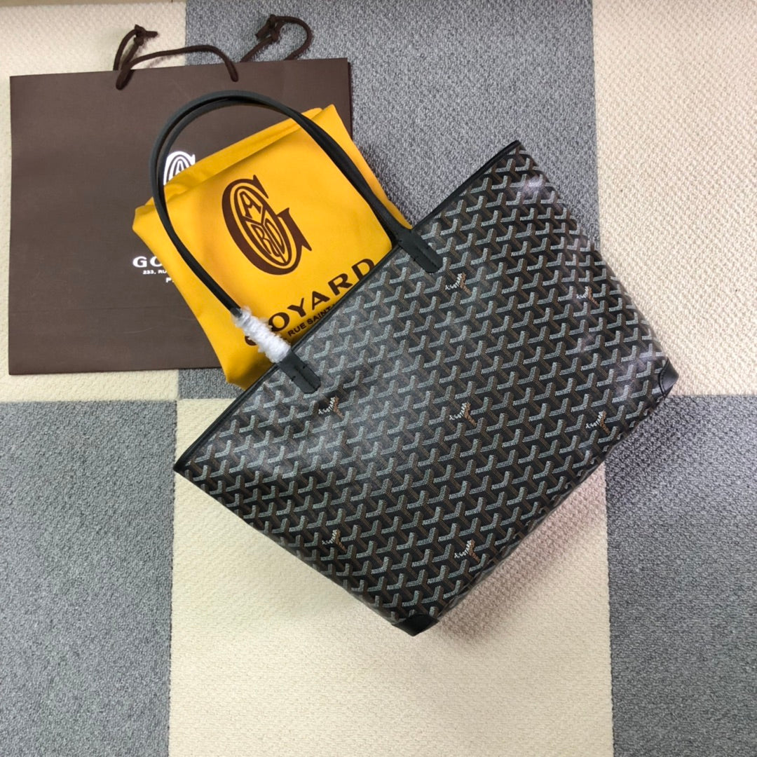 GOYARD ARTOIS PM TOTE BAG BLACK - Phantom Kicks