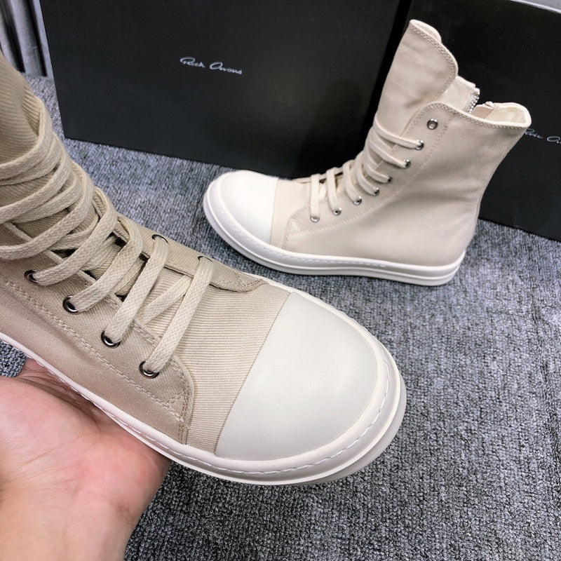 High-Top Canvas Sneakers - Phantom Kicks