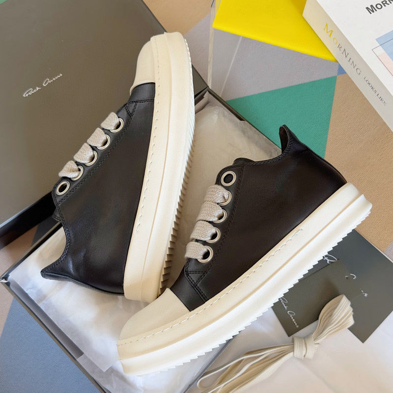 Rick Owens Black Low-Top Sneakers - Phantom Kicks