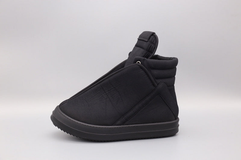 Rick Owens Black High-Top Wrap Sneakers - Phantom Kicks