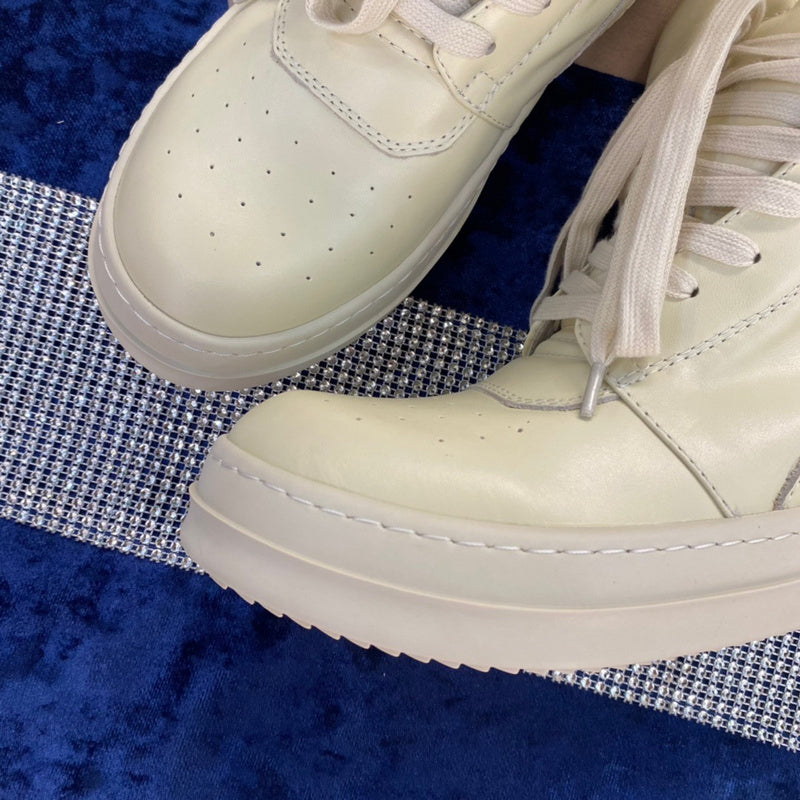 Rick Owens Geobasket Sneakers - Cream - Phantom Kicks