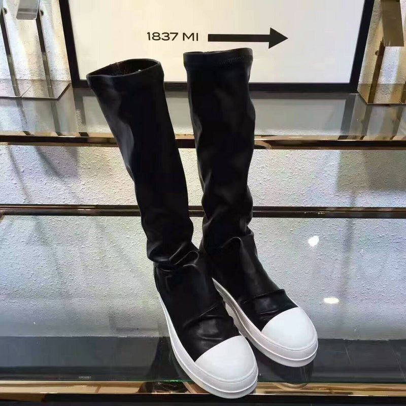 Over-the-Knee Leather Sneakers - Phantom Kicks