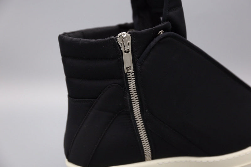 Rick Owens Black Wrap-Around High-Top Sneakers - Phantom Kicks