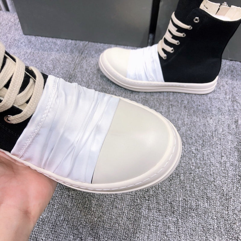 Rick Owens Lace-Up Canvas Boots - Phantom Kicks