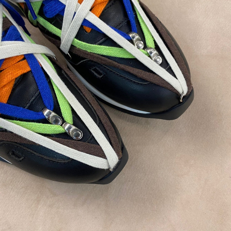 Multicolor Wrap-Lace Sneakers - Phantom Kicks