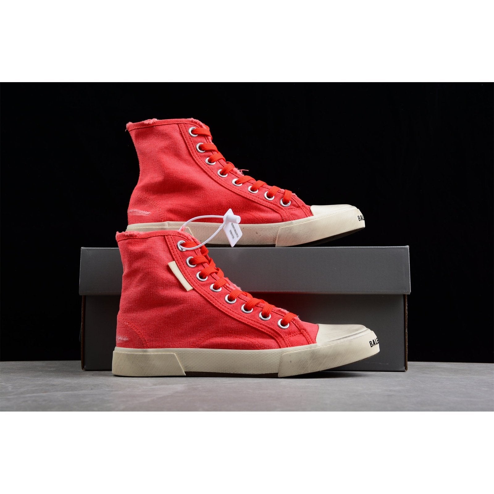 BALENCIAGA PARIS HIGH VULC DESTR x RED - Phantom Kicks