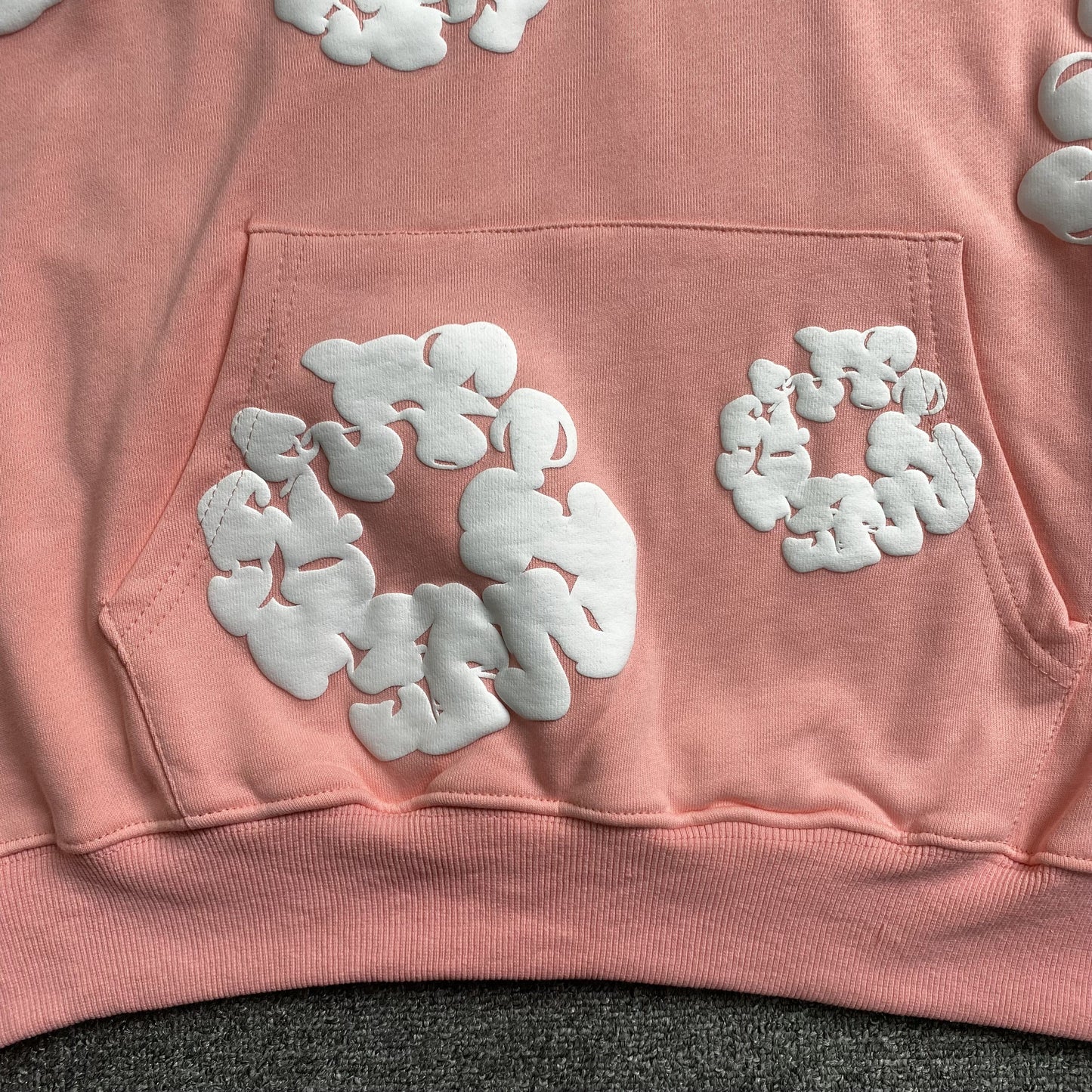 DENIM TEARS COTTON WREATH HOODIE PEACH - Phantom Kicks