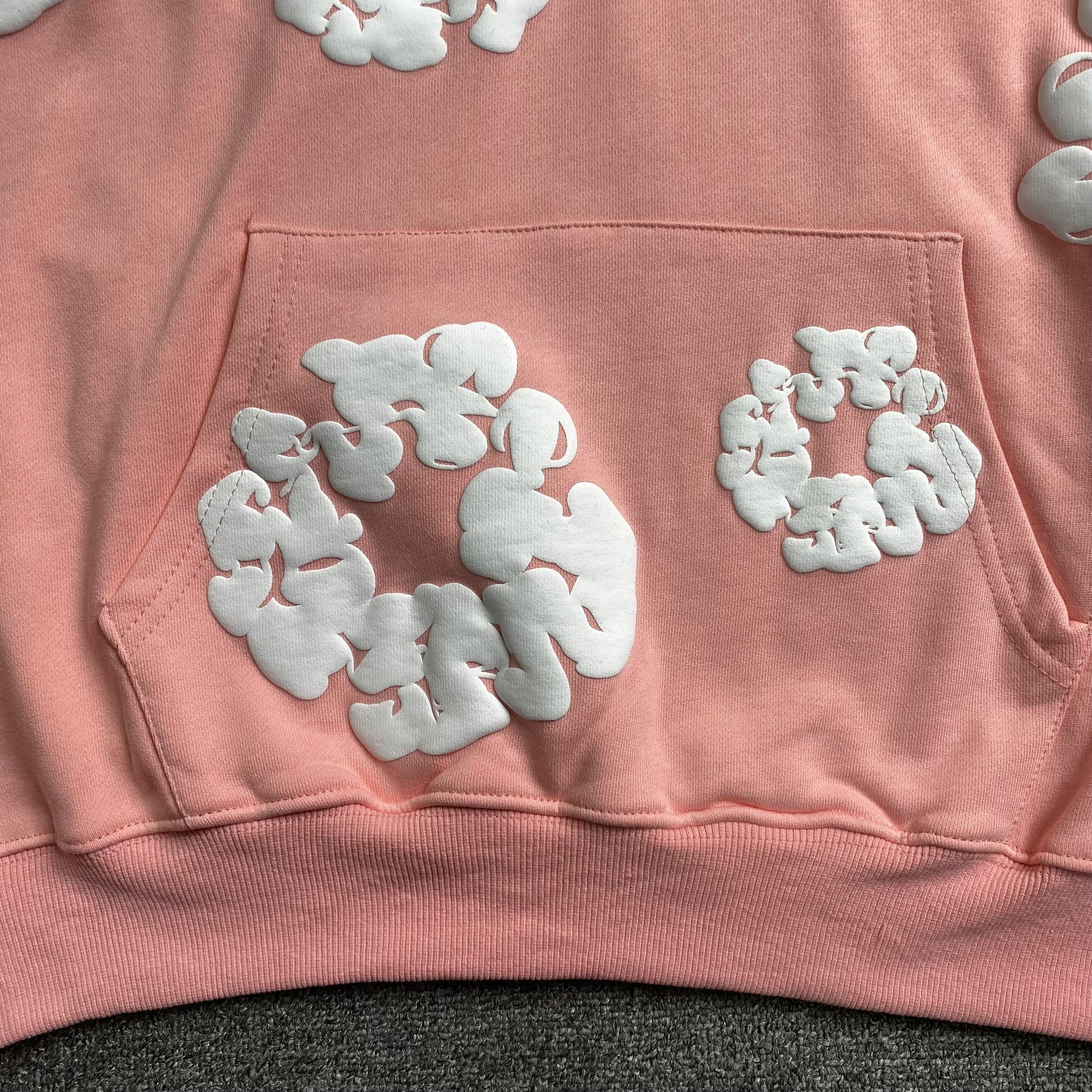 DENIM TEARS COTTON WREATH HOODIE PEACH - Phantom Kicks