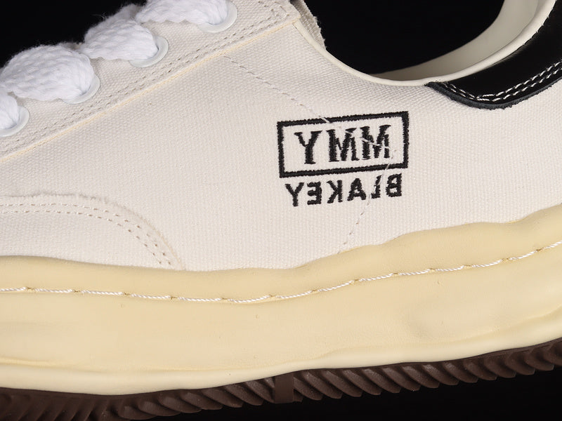 MAISON MIHARA YASUHIRO BLAKEY OG SOLE LEATHER LOW BEIGE WHITE - Phantom Kicks