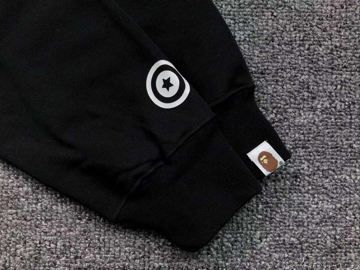 BAPE SHARK FULL ZIP HOODIE BLACK - Phantom Kicks