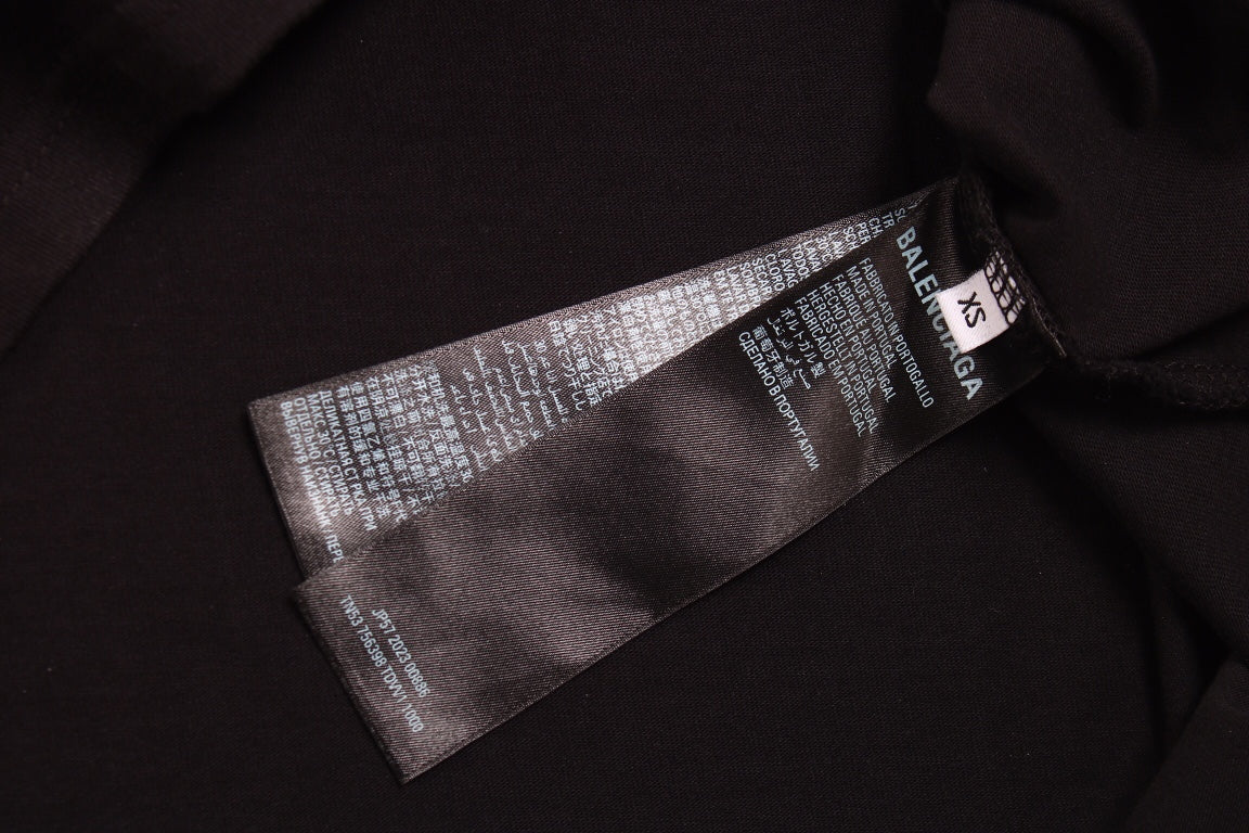 Balenciaga Multi-Logo T-Shirt (Black) - Phantom Kicks