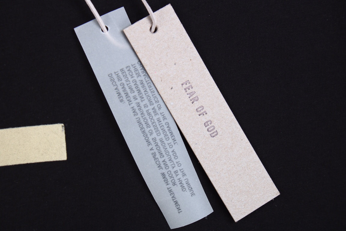 Fear of God Letter F T-Shirt (Black) - Phantom Kicks