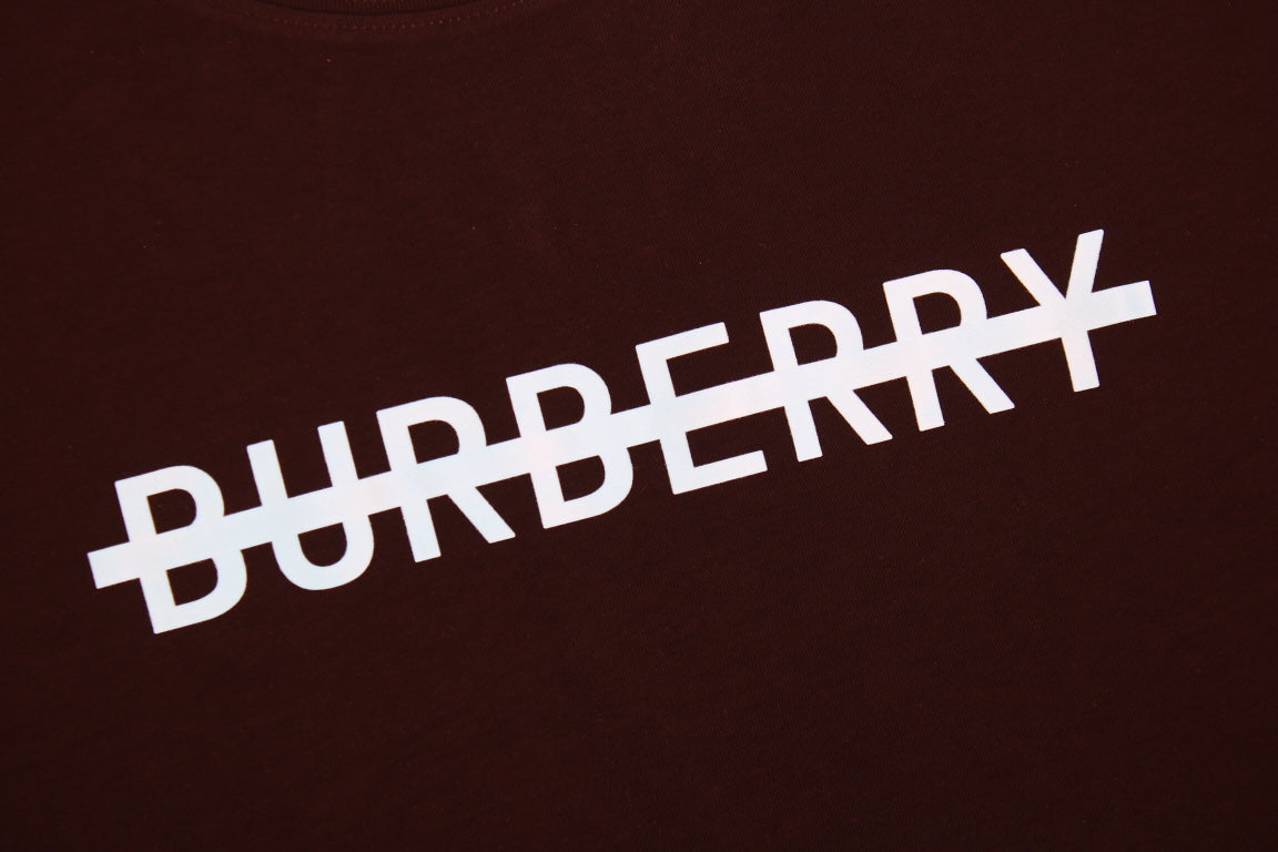 Burberry T-Shirt with Strikethrough Logo - Phantom Kicks
