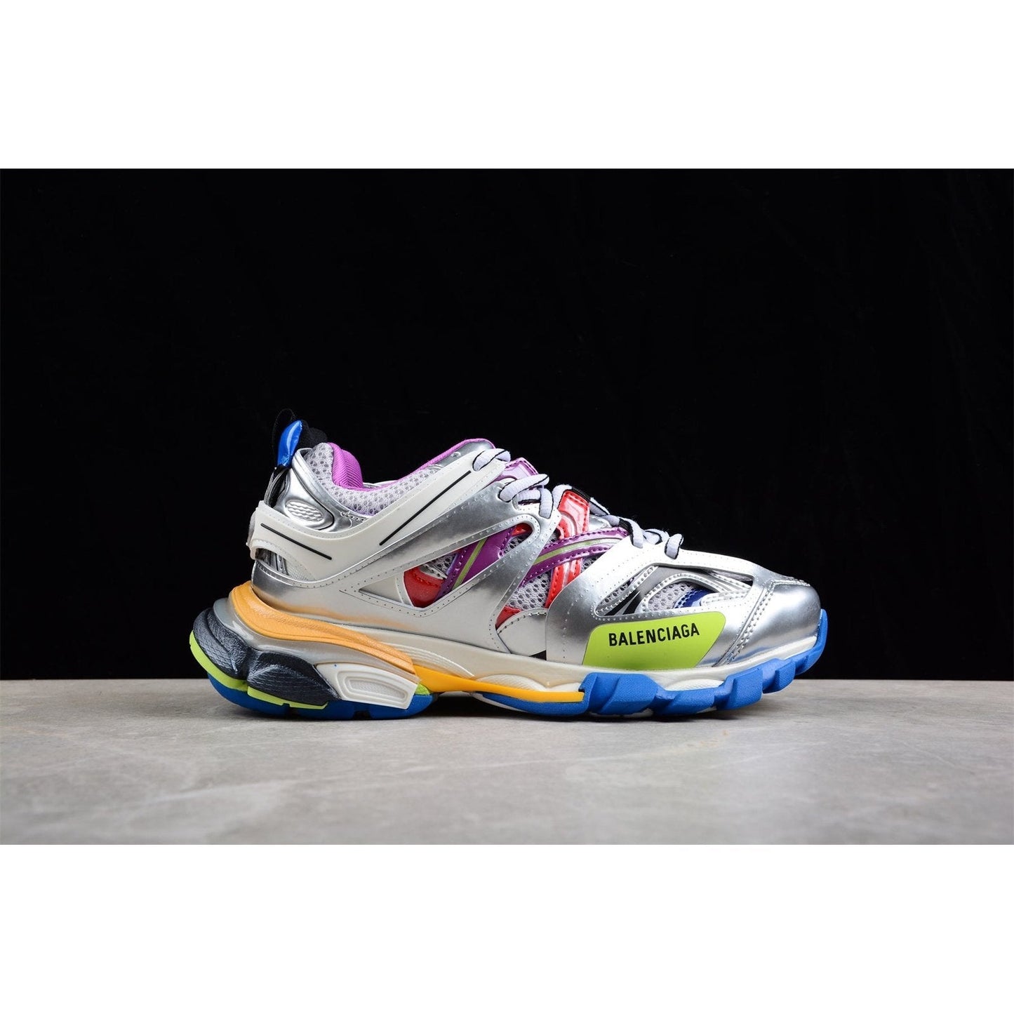 BALENCIAGA TRACK x LEATHER FREE WHITE SILVER MULTI - Phantom Kicks