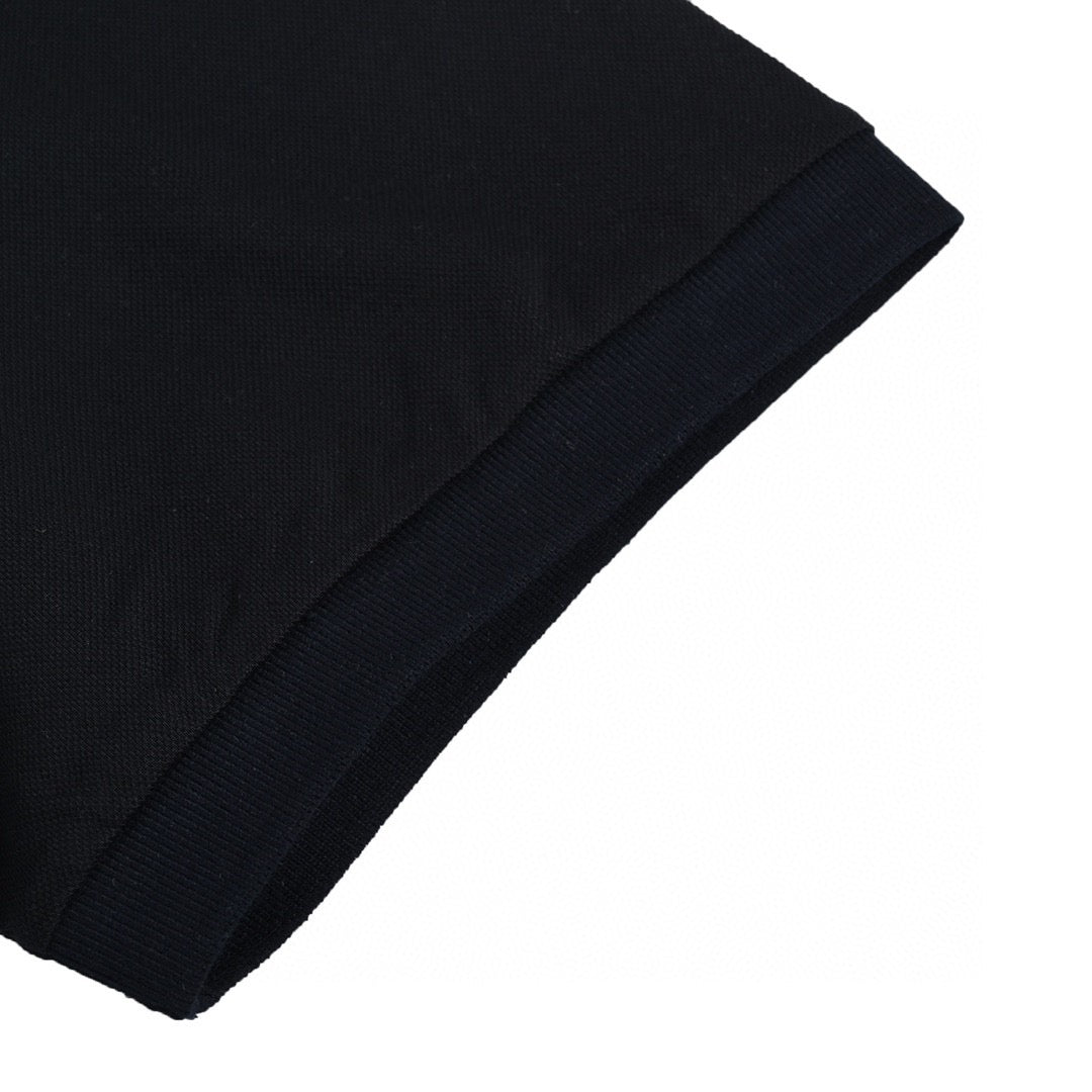 Burberry Striped Collar Black Polo Shirt - Phantom Kicks