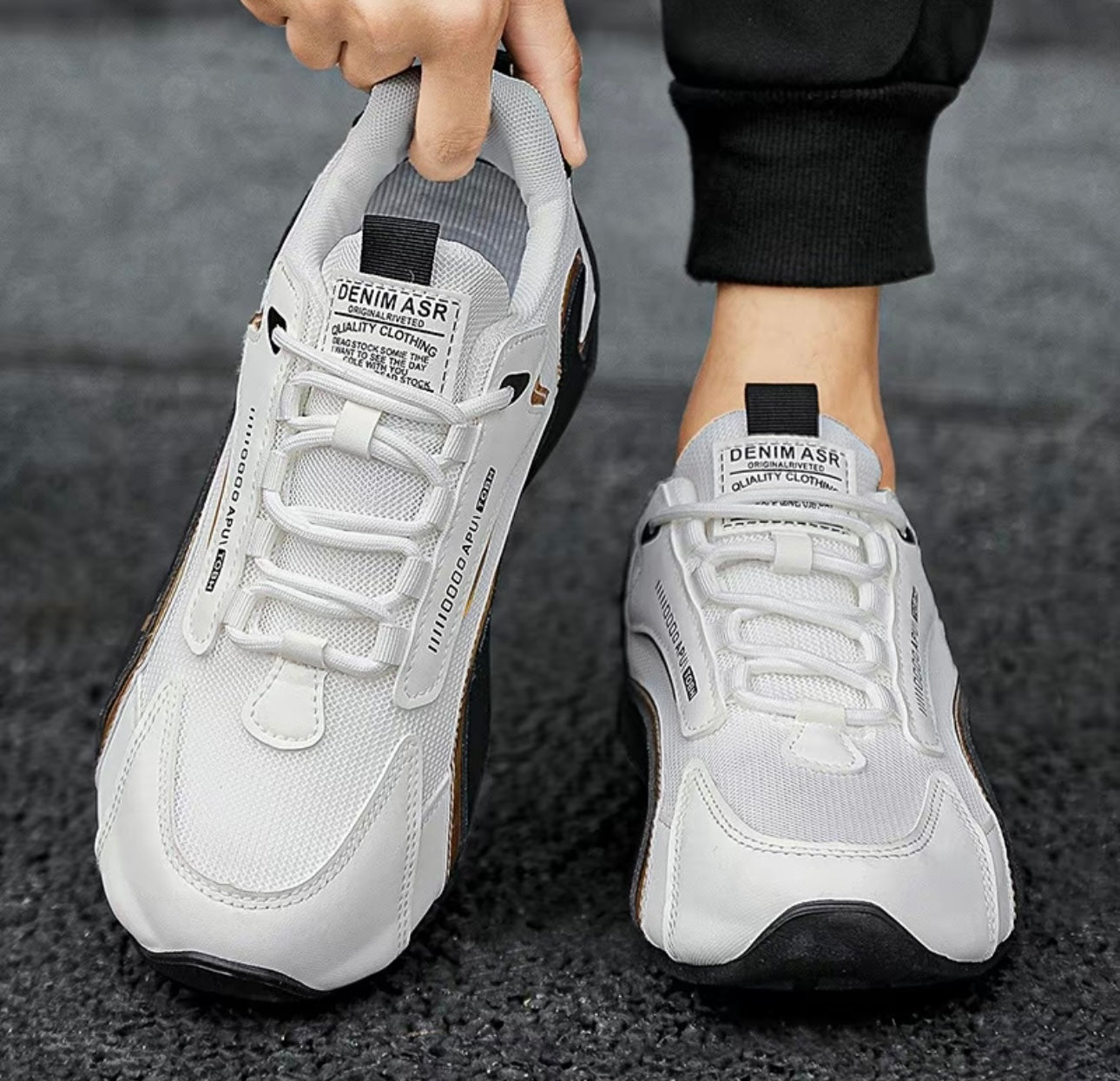 Men's fashionable, lightweight, comfortable, trendy and casual sports shoes, durable, anti slip, strong grip, versatile running shoes - Phantom Kicks