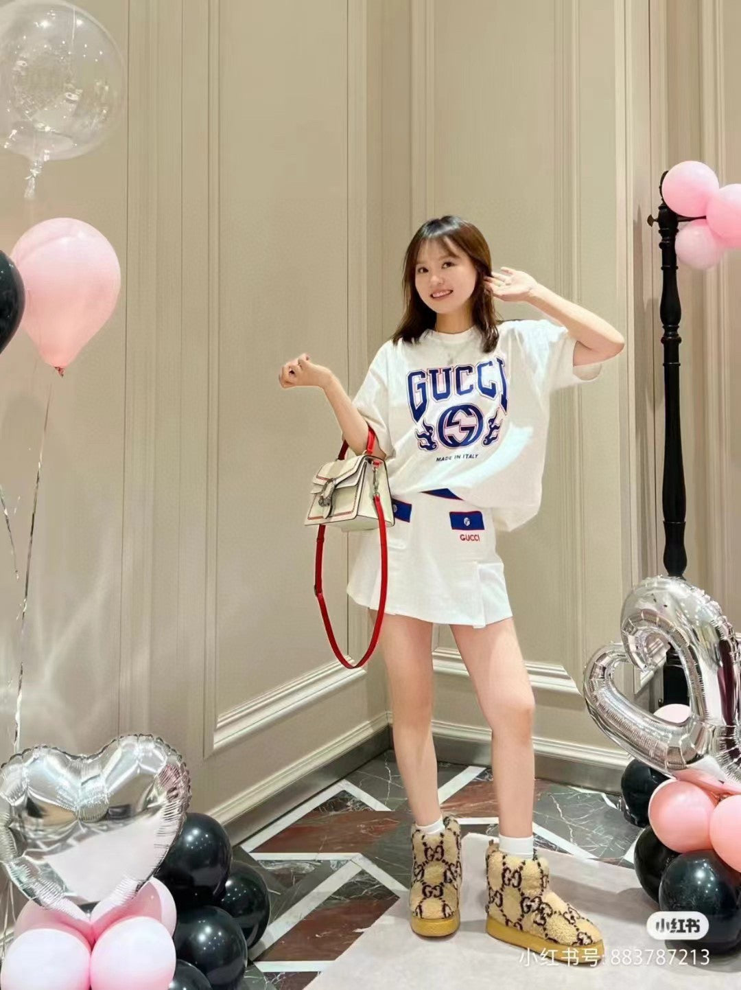 Gucci White T-Shirt with Bold Logo - Phantom Kicks