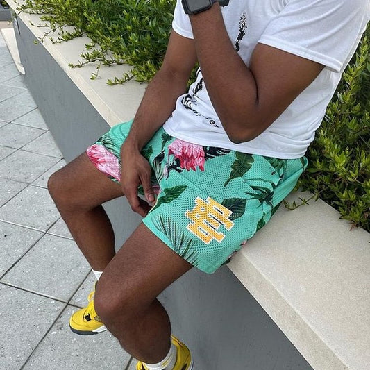 EE Shorts Flamingo Light Green - Phantom Kicks