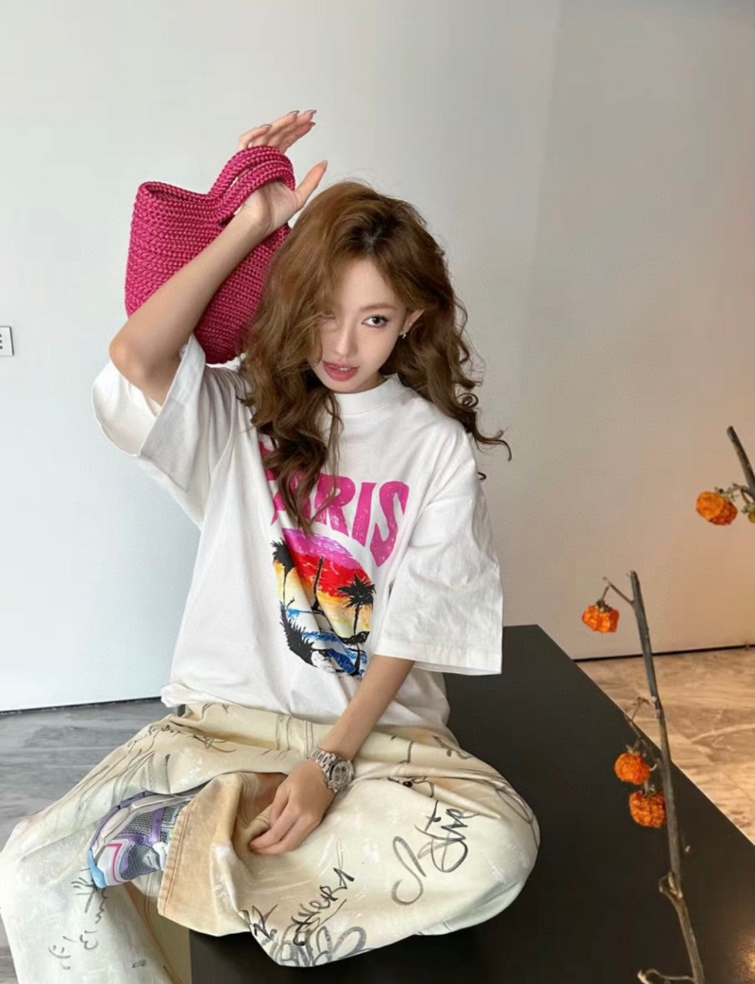 Balenciaga Paris Sunset T-Shirt - Phantom Kicks