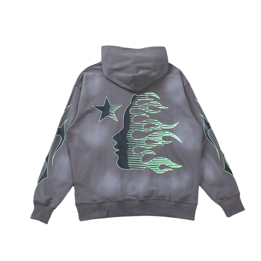 Hellstar "Sports" Grey Hoodie - Phantom Kicks