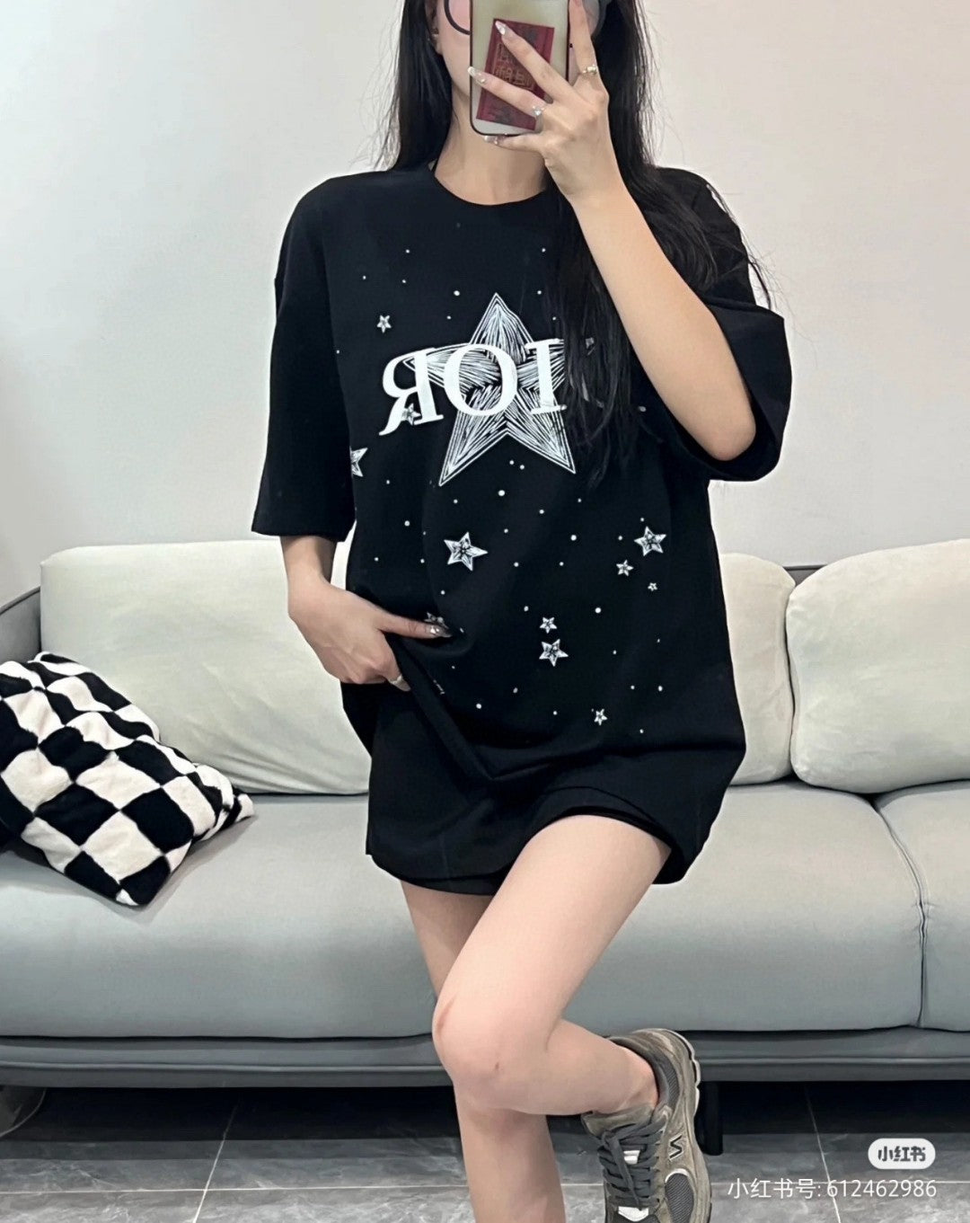 Dior Star Graphic Black T-Shirt - Phantom Kicks