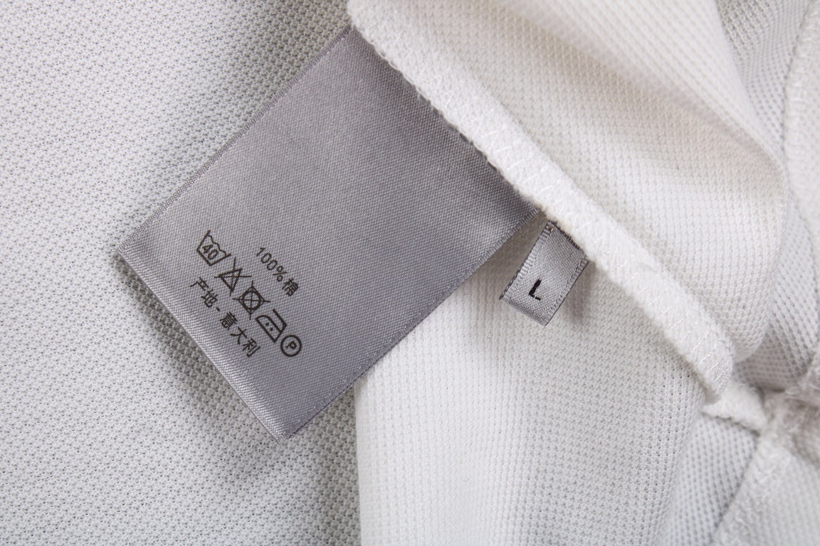 Christian Dior "Striped Logo" Polo Shirt - Phantom Kicks