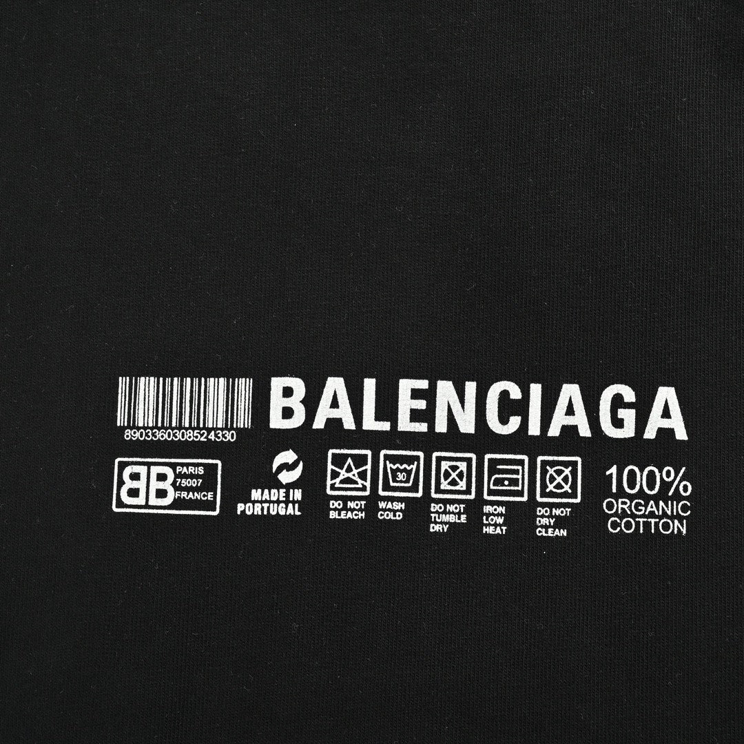 Balenciaga T-Shirt - Barcode Graphic - Phantom Kicks