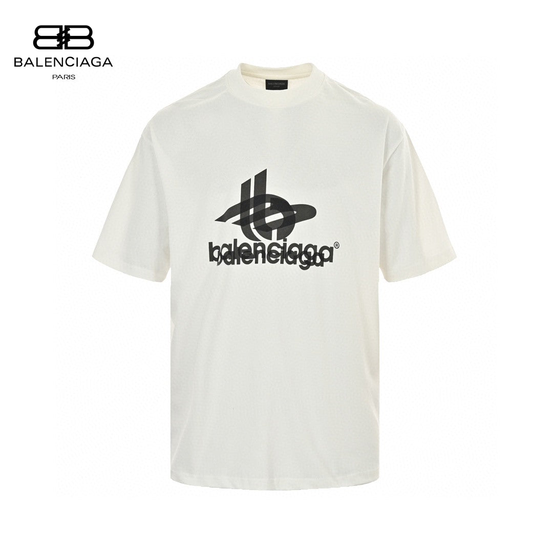 Balenciaga T-Shirt - Overlapping Logo - Phantom Kicks
