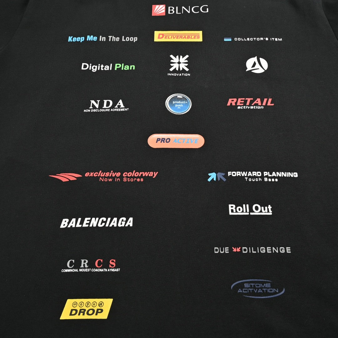 Balenciaga Logo-Print T-Shirt - Phantom Kicks