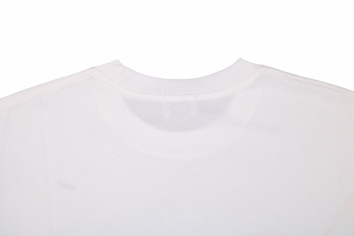 Burberry Knight Print T-Shirt - White and Orange - Phantom Kicks