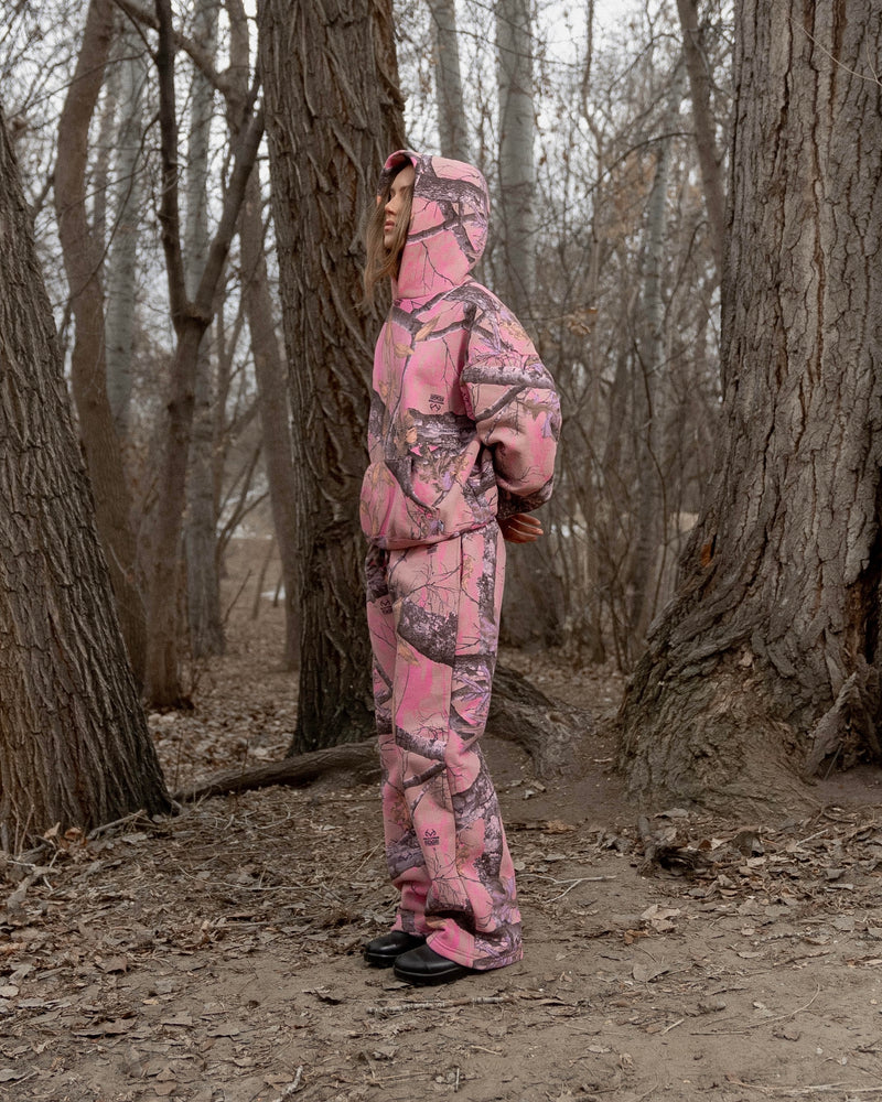Pink Forest Camouflage Hoodie for Men & Women - Phantom Kicks