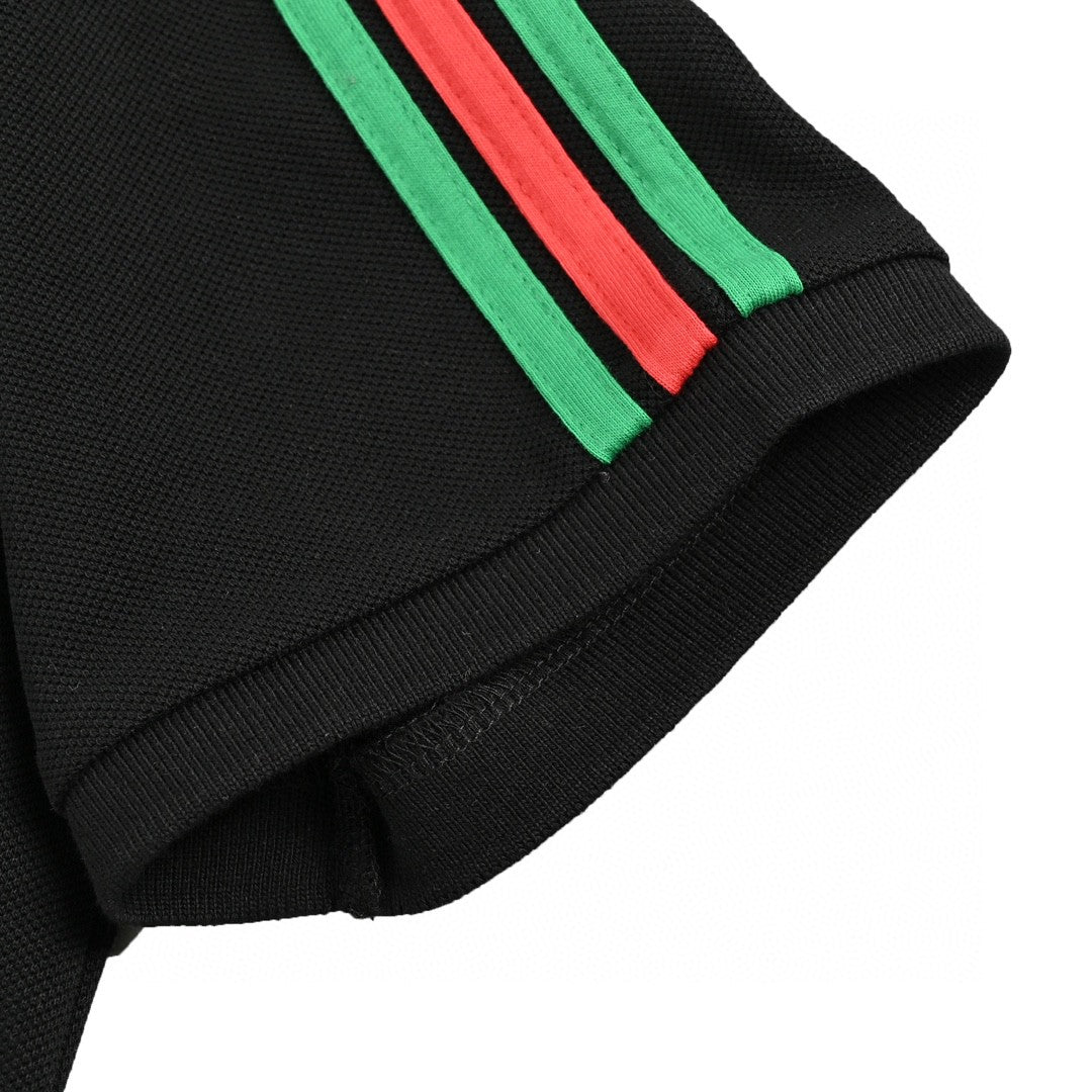 Gucci Stripe Sleeve Polo Shirt - Phantom Kicks