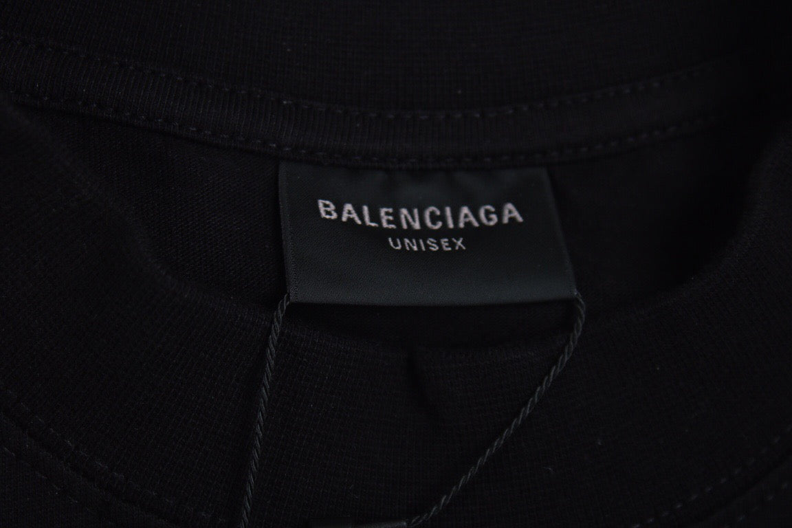Balenciaga T-shirt with Gothic Flame Logo - Phantom Kicks