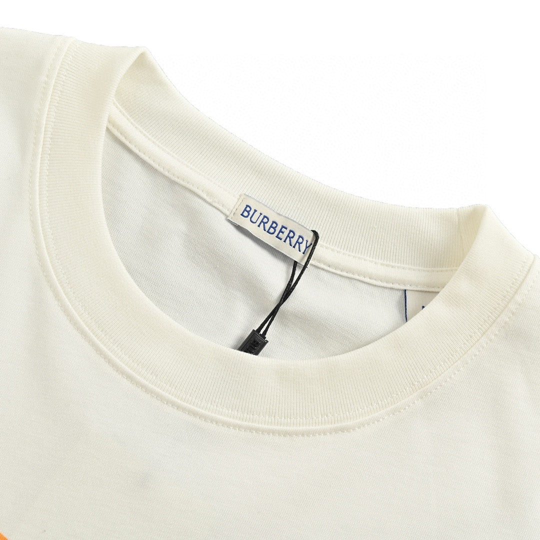 Burberry Knight Print T-Shirt (Cream/Orange) - Phantom Kicks