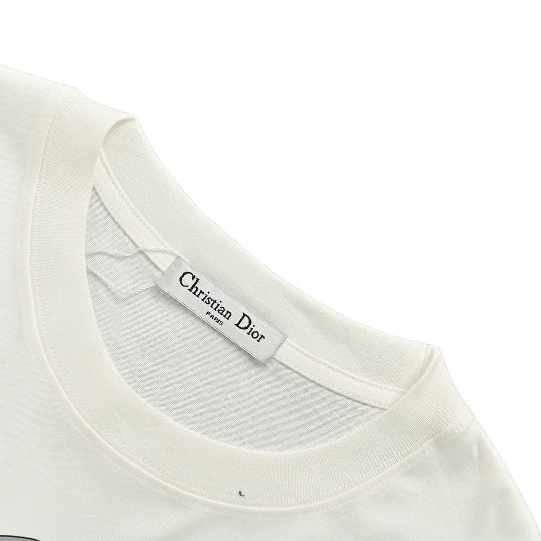 Dior Oversized Grey Logo White T-Shirt - Phantom Kicks