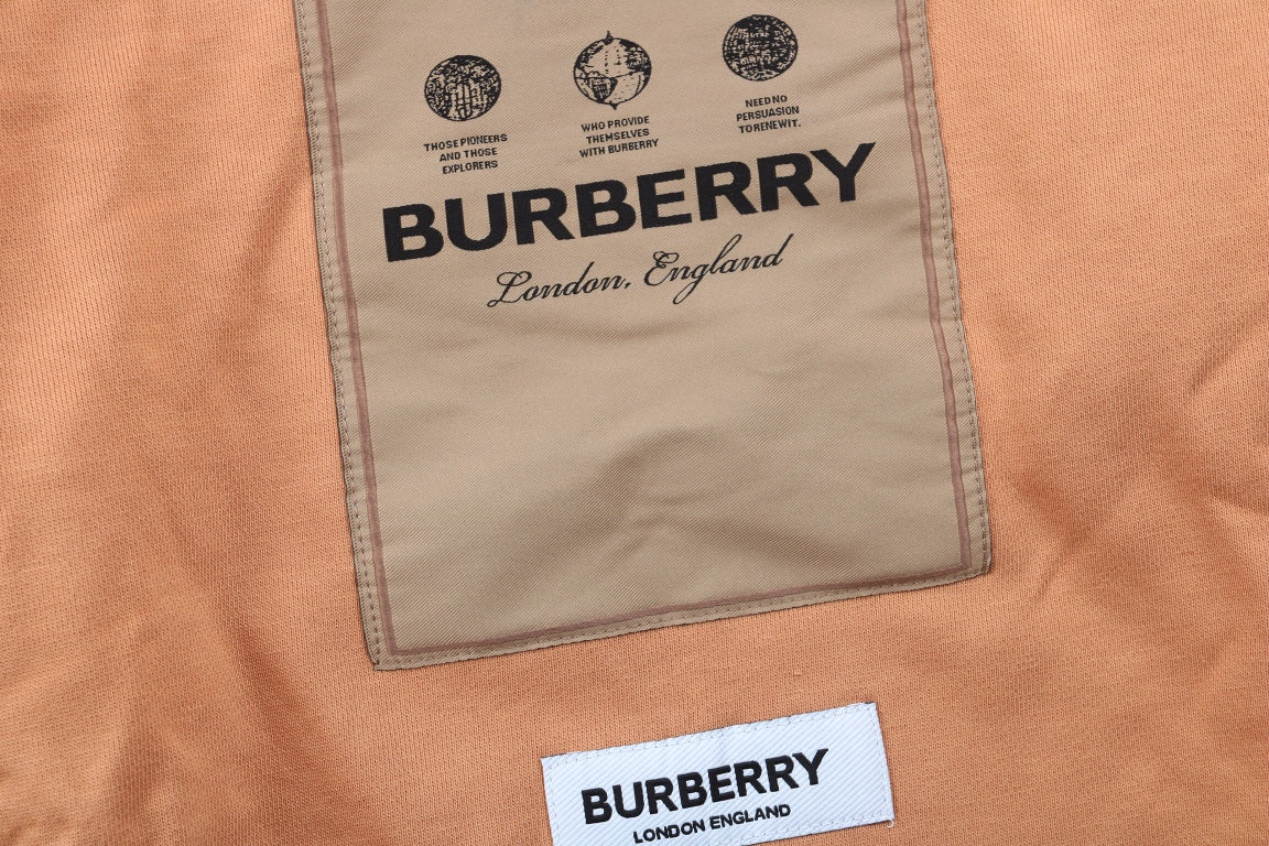 Burberry Brown Hoodie with Logo Patch - Phantom Kicks