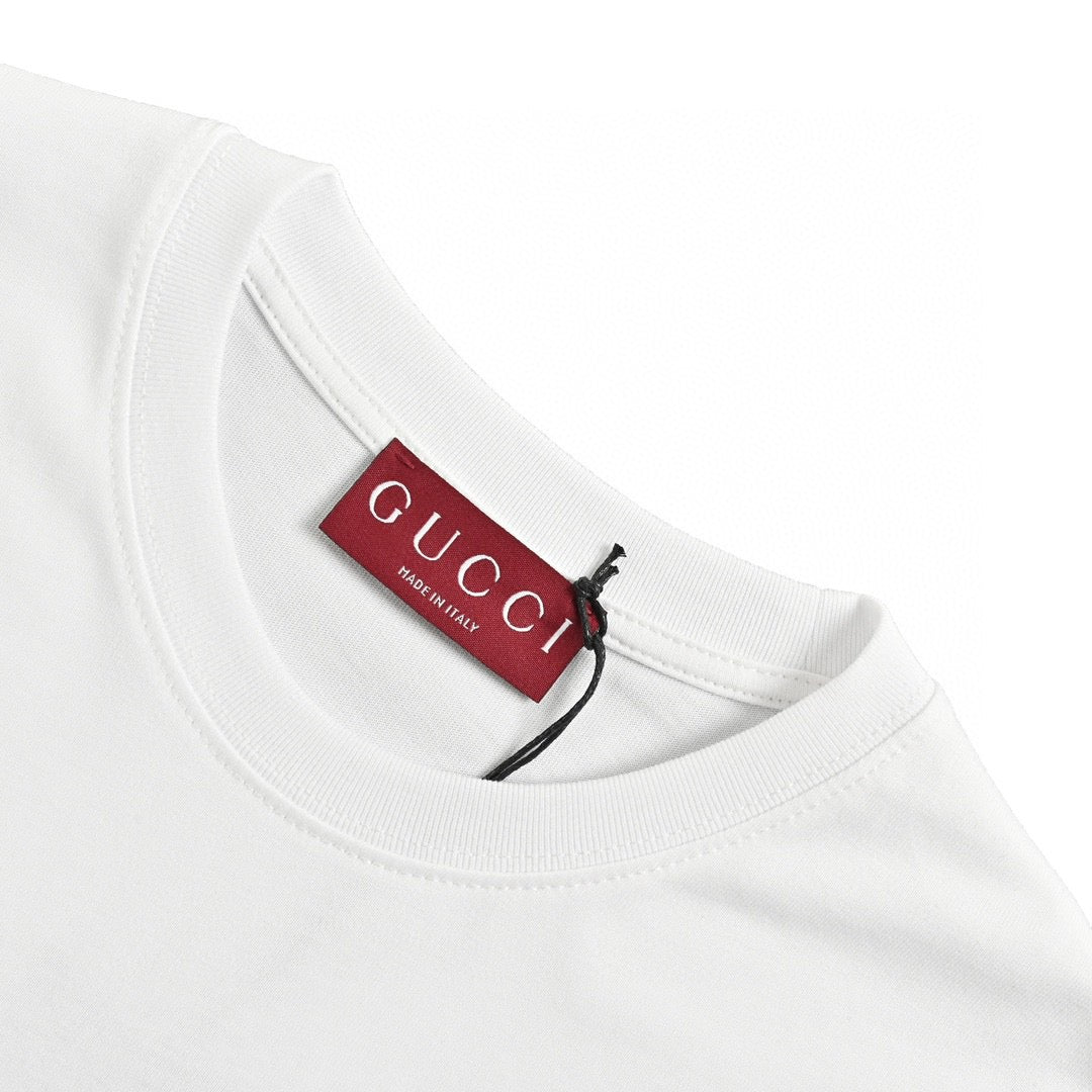 Gucci White T-Shirt with Firenze 1921 Logo - Phantom Kicks