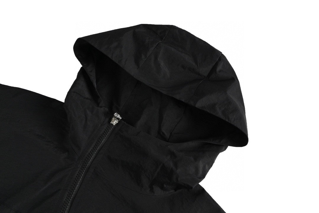 CHROME HEARTS ASYMMETRICAL ZIP HOODIE BLACK - Phantom Kicks