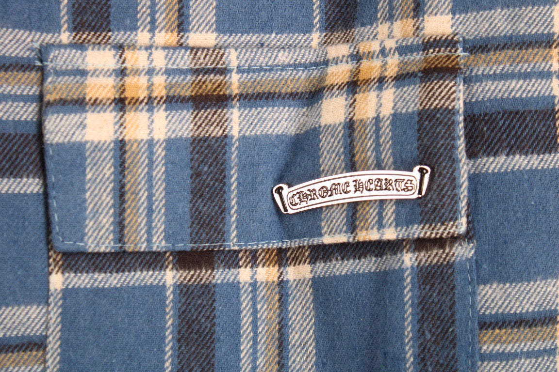 Burberry Blue Plaid Shirt - Phantom Kicks