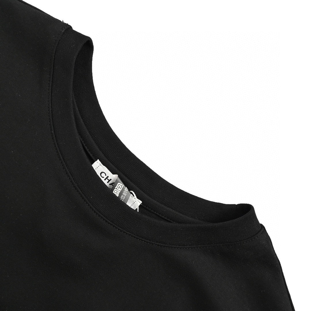Chanel Logo T-Shirt (Black) - Phantom Kicks