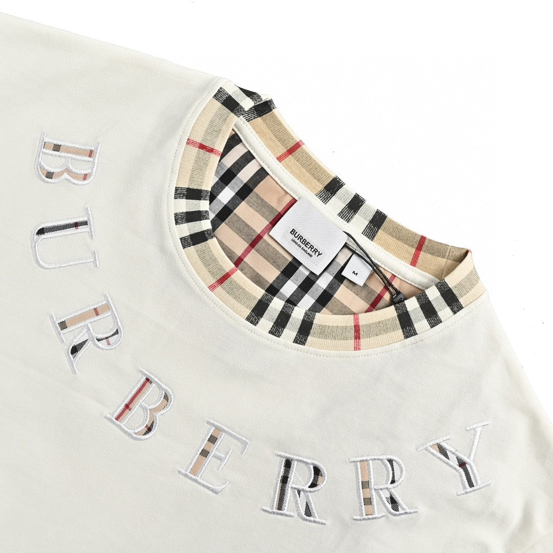 Burberry Logo Collar Detail T-Shirt - Phantom Kicks