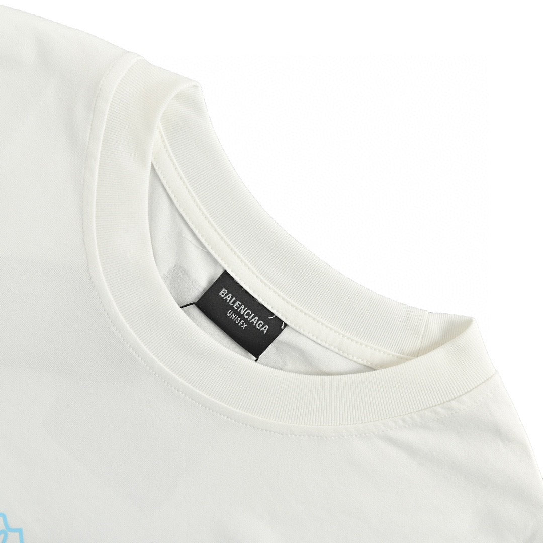 BALENCIAGA x VETEMENTS LOGO T-SHIRT WHITE - Phantom Kicks