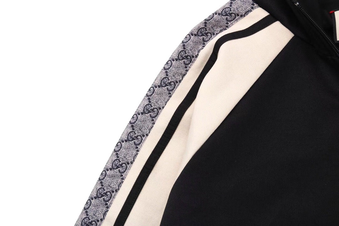 Gucci GG Supreme Stripe Track Jacket - Black - Phantom Kicks