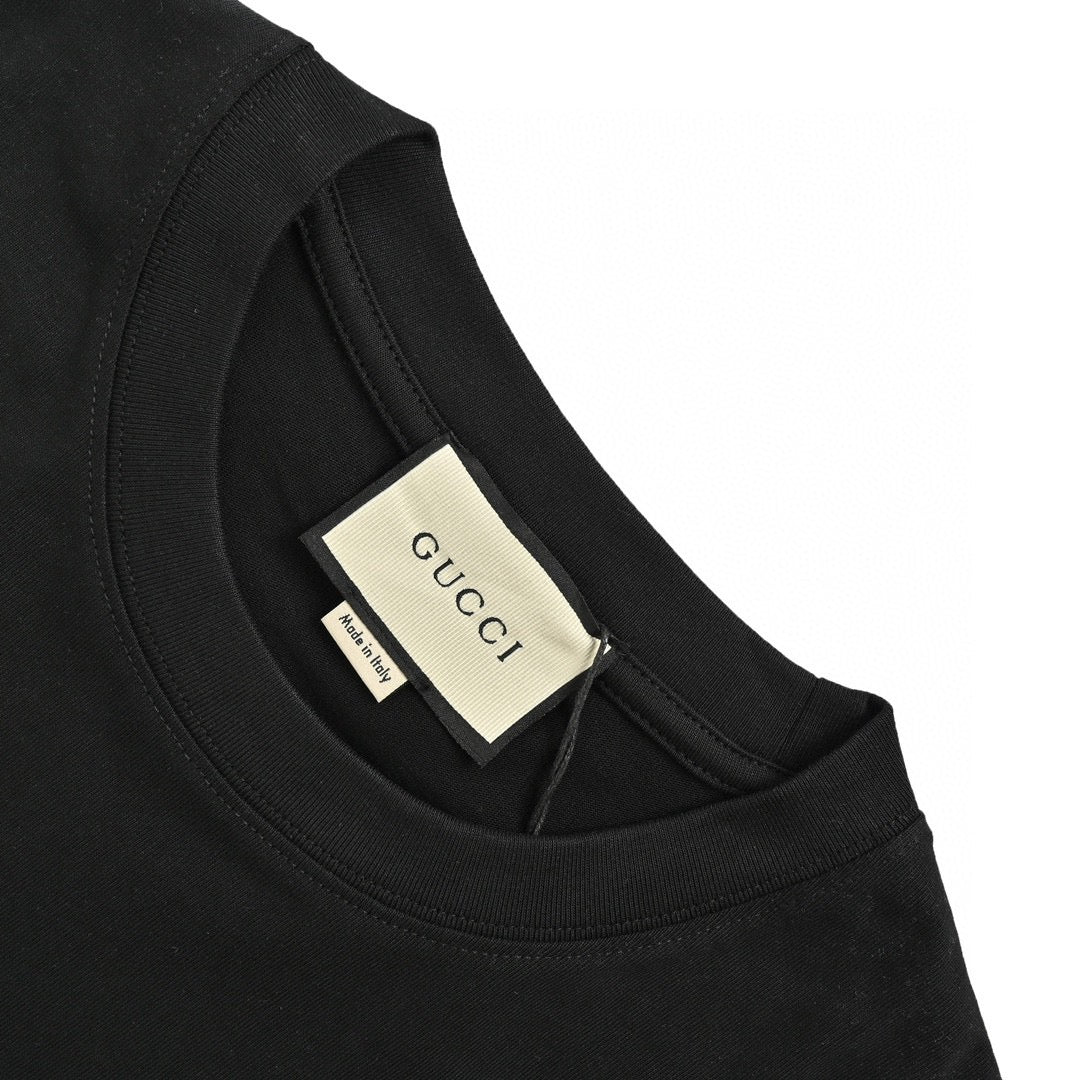 Gucci Triangle Logo Black T-Shirt - Phantom Kicks