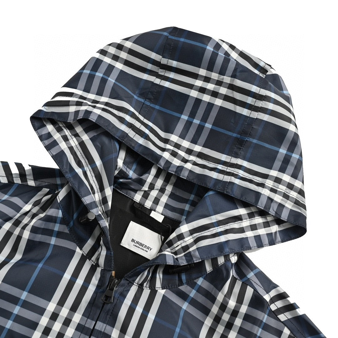 Burberry Checkered Hooded Jacket - Phantom Kicks