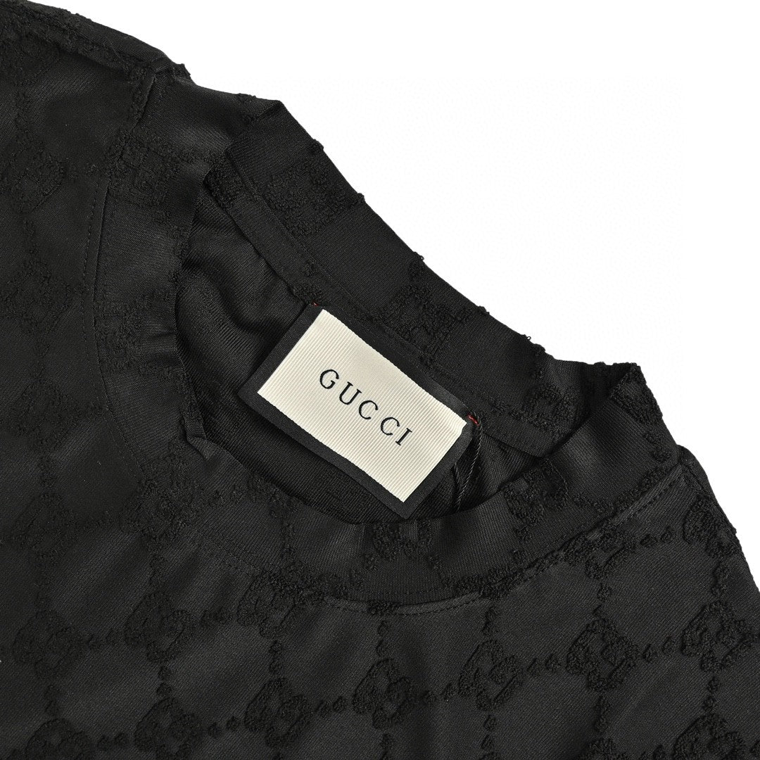 Gucci GG Patterned T-Shirt (Black) - Phantom Kicks