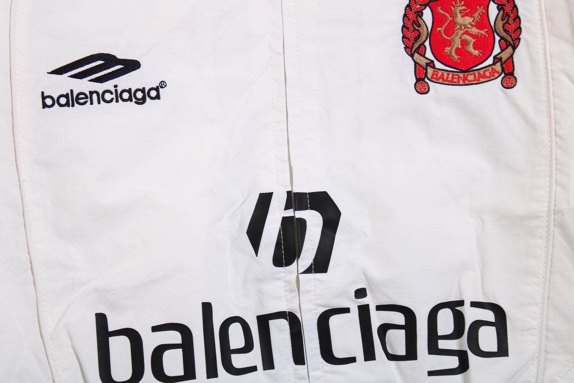 Balenciaga White Zip-Up Track Jacket - Phantom Kicks