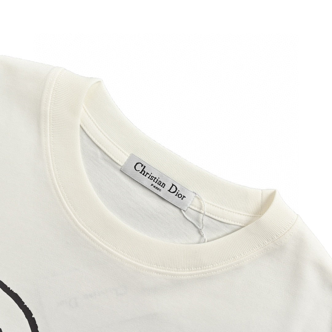 Dior White Graphic T-Shirt - Phantom Kicks