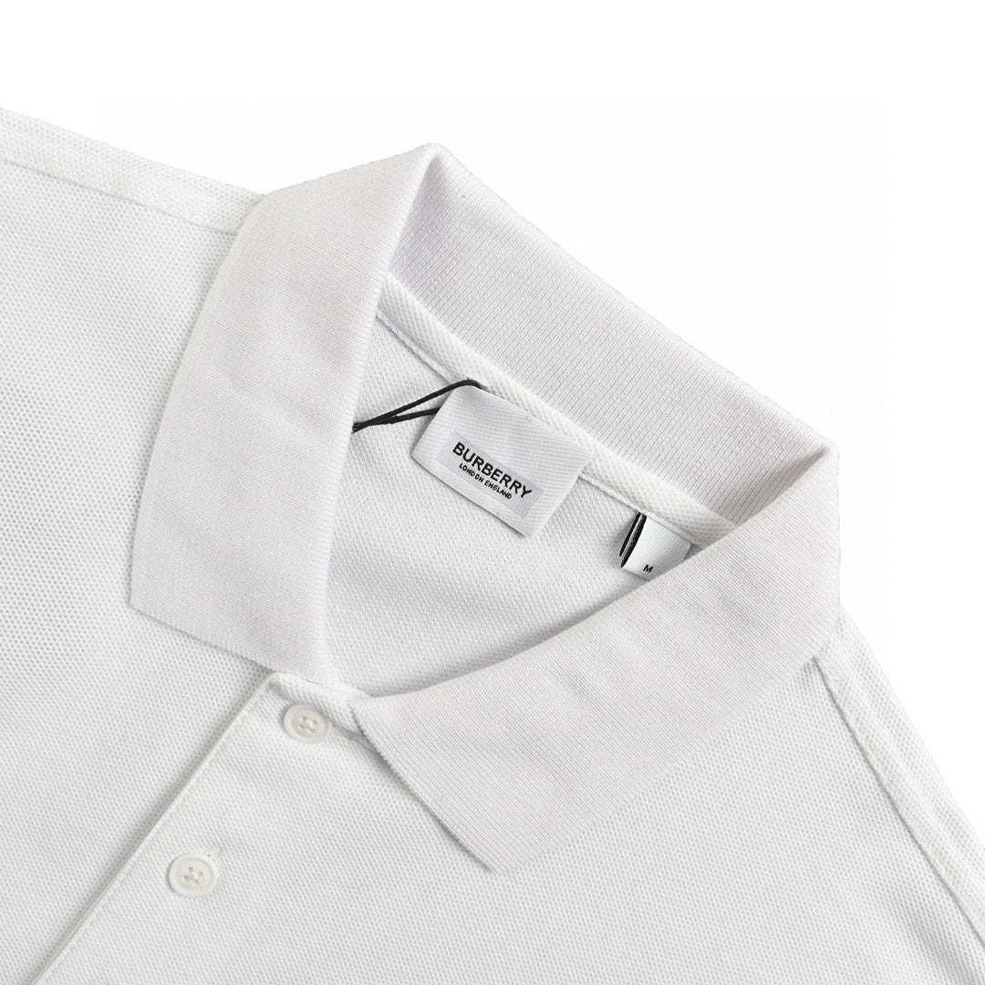 Burberry Monogram Logo Polo Shirt (White) - Phantom Kicks
